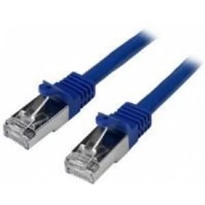 Image of StarTech 0.5m Cat6 Patch Cable Shielded sftp blue