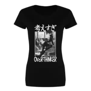 Image of Tokyo Spirit Womens/Ladies Over-Thinker T-Shirt (S) (Black/White)