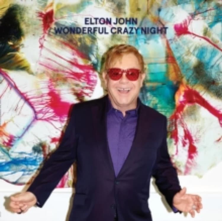 Image of Elton John Wonderful Crazy Night LP Black unisex