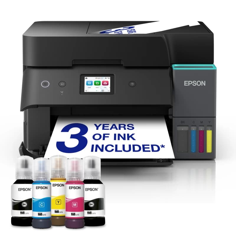 Image of Epson EcoTank ET-4950 Printer in Black
