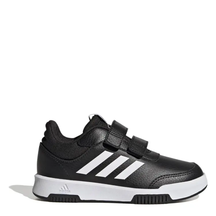 Image of adidas Tensaur Hook and Loop Shoes Juniors Low Trainers 5.5 (38.7) Black 09006341255