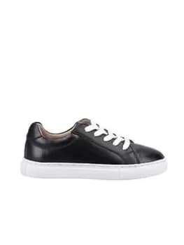Image of Hush Puppies Mini Colton Trainers - Black, Size 11 Younger