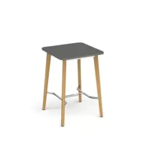 Image of Social Spaces Saxon Rectangular Poseur Worktable with 4 Oak Legs 1800mm x 800mm