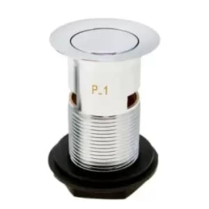 Image of Embrass Peerless 201877 1-1/4in Flip Plug Basin Waste Slotted Chrome Plated