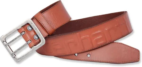 Image of Carhartt Logo Belt, brown, Size 40
