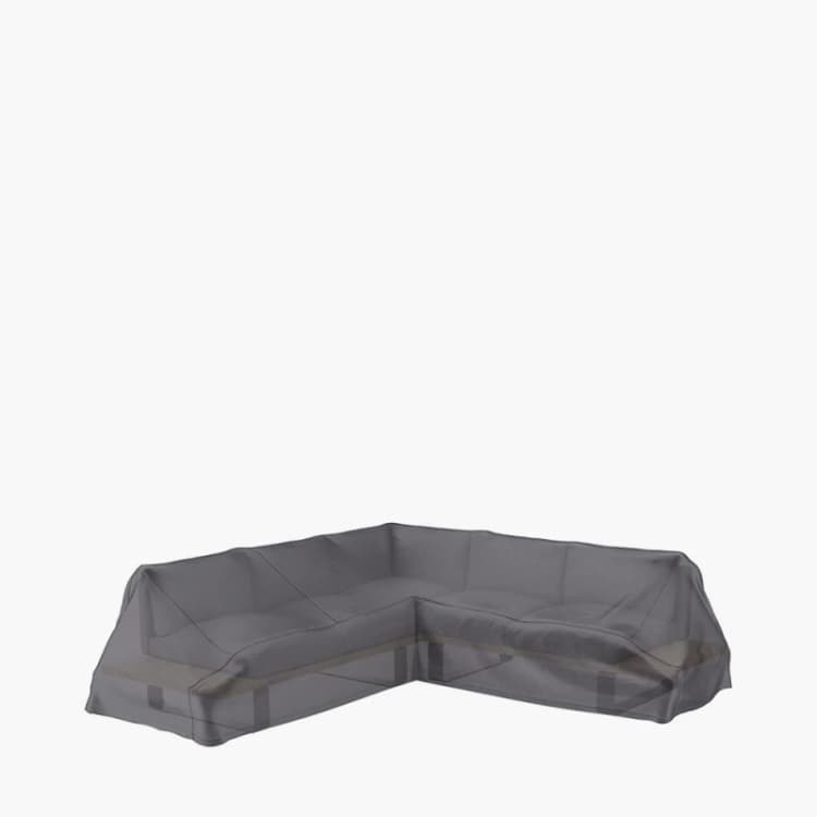 Image of Ruma AeroCover L-Shaped Sofa Breathable Polyester 300x300x90xH30/45/70cm in Dark Grey Size: 1 Pack Dark Grey Unisex 1 Pack