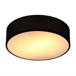 Image of Ceiling Lamp Fabric 38cm Black