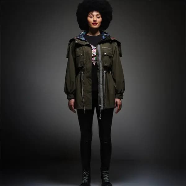 Image of Regatta Christian Lacroix Waterproof Jacket - Green 14