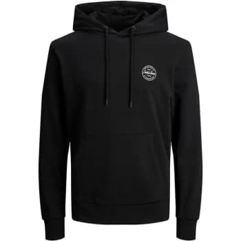 Image of Jack and Jones and Jones Gordon Shark Hoodie Mens - Black
