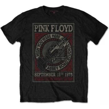 Image of Pink Floyd - WYWH Abbey Road Studios Unisex Large T-Shirt - Black
