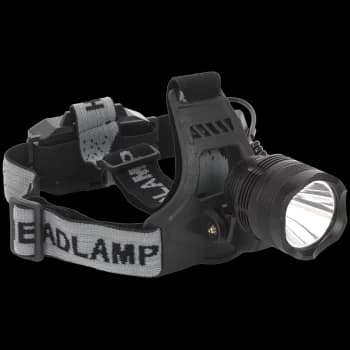 Image of Sealey CREE LED Rechargeable Head Torch Black