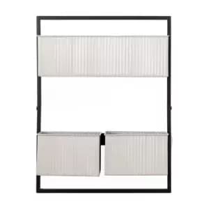 Image of Gallery Interiors Toddington Wall Planter in Grey