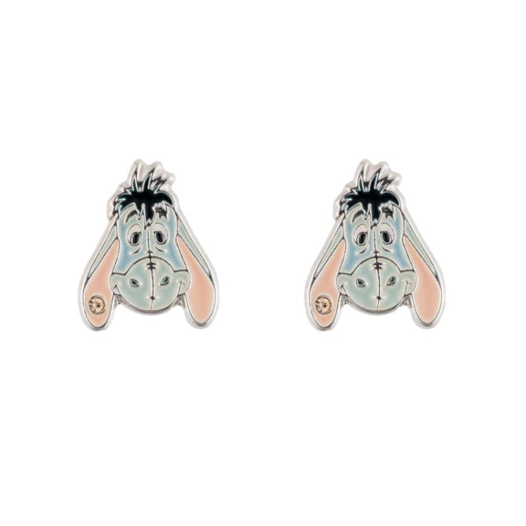 Image of Disney Winnie The Pooh Eeyore Enamel Stud Earrings