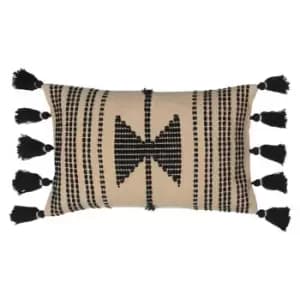 Image of Furn Sagar Stitched Cushion Cover (One Size) (Clay)