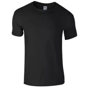 Image of Gildan Mens Short Sleeve Soft-Style T-Shirt (4XL) (Black)