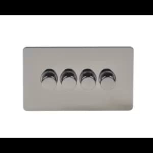 Image of Schneider USFP 4G 2W 250W Dimmer Switch Black Nickel - GU6442CBN
