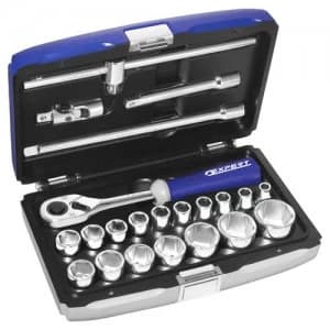 Image of Expert by Facom 22 Piece 1/2" Drive Hex Socket Set Metric 1/2"