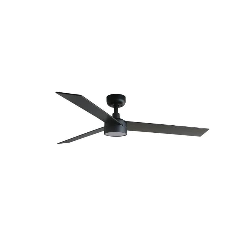 Image of Rudder Large LED Black, Walnut DC Ceiling Fan 6 Speed