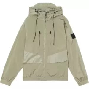 Image of Calvin Klein Jeans Wet Look Technical Jacket - Green