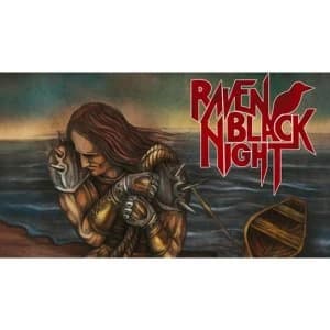 Image of Raven Black Night - Barbarian Winter Limited Edition Blue Marbles Vinyl