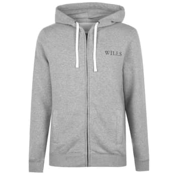 Image of Jack Wills Pinebrook Zip Hoodie - Grey Marl