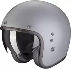 Image of Scorpion Belfast Evo Solid Jet Helmet, grey, Size 2XL, grey, Size 2XL