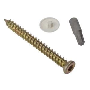Image of ForgeFix Concrete Frame Screw Torx Compatible High-Low Thread ZYP 7.5 x 102mm Box 100