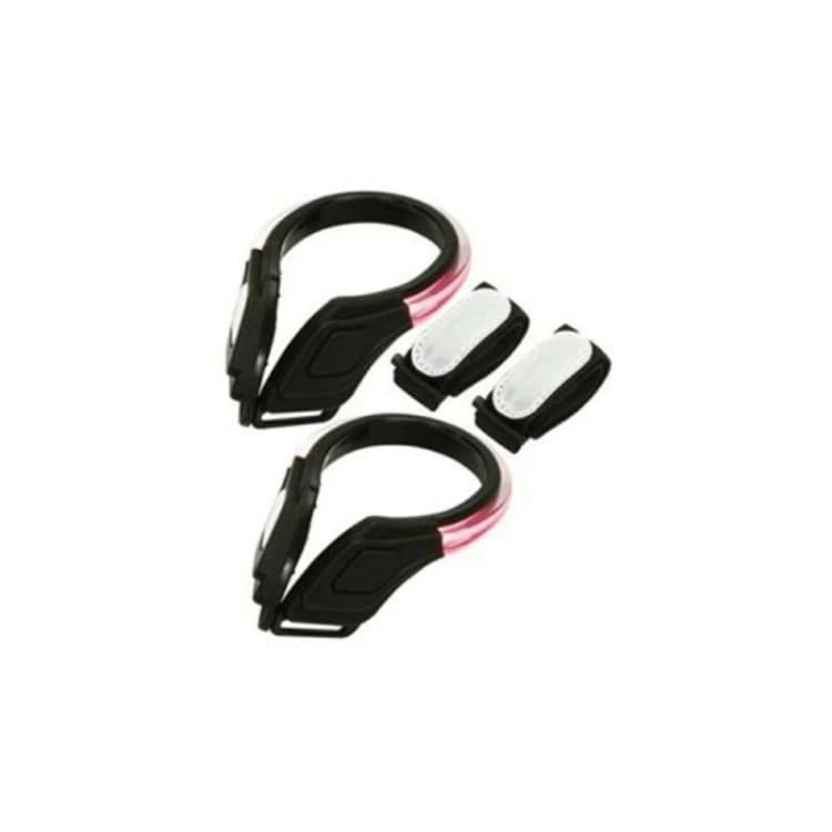 Image of Rolson '2 Piece LED Heel Clip' Light Dark Visibility Flash Multi
