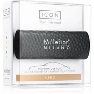 Image of Millefiori Icon Nero car air freshener Hammered Metal