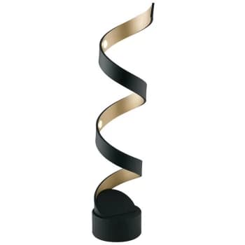 Image of Fan Europe Lighting - Fan Europe HELIX LED Swirl Table Lamp Black 960lm 4000K 14.5x66cm