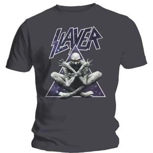 Image of Slayer - Triangle Demon Unisex Large T-Shirt - Grey
