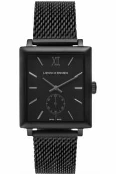 Image of Unisex Larsson & Jennings Norse 40mm Mechanical Watch NRS40-CMBLK-C-M-M-BB-O