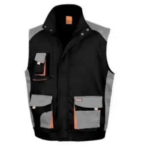 Image of Result Work-Guard Mens Lite Gilet (XS) (Black/Grey)