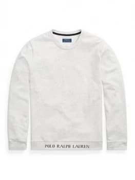 Image of Polo Ralph Lauren Jersey Sleep Sweatshirt - English Heather