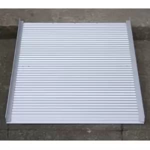 Image of Aidapt Portable Roll Up Aluminium Ramp - Silver