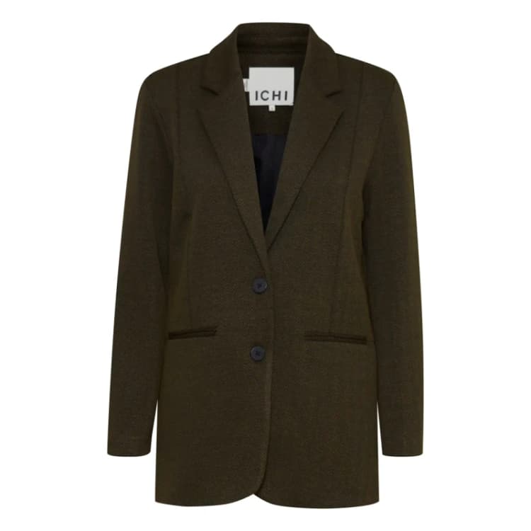 Image of Ichi Womens blazer Ichi Ihkate Jacquard Noir Female M 20121605-203618