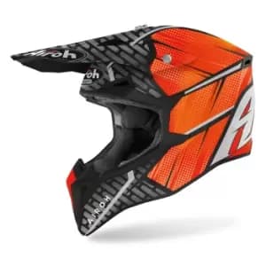 Image of Airoh Wraap Idol Motocross Helmet, orange, Size 2XL, orange, Size 2XL
