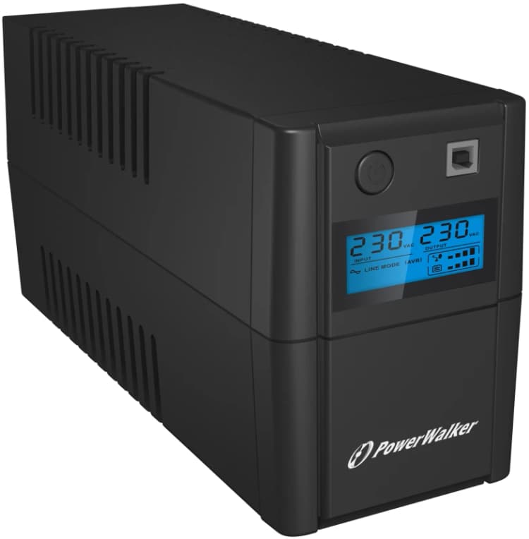 Image of PowerWalker VI 850SE LCD/IEC uninterruptible power supply (UPS) Line-I