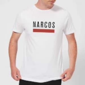 Image of Narcos Classic Logo T-Shirt - White - 3XL