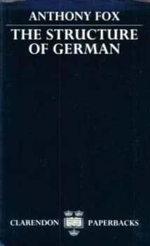 Image of The Structure of German by Anthony Fox Paperback