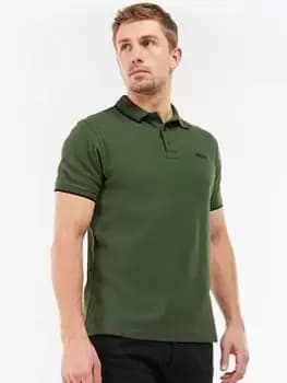 Image of Barbour International Kick Small Logo Polo Shirt - Green Size M Men