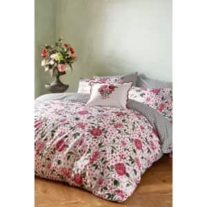 Image of Cath Kidston Tea Rose Reversible Duvet Set