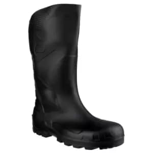 Image of Dunlop Devon Unisex Black Safety Wellington Boots (36 EUR) (Black)