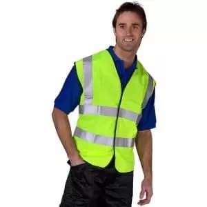 Image of BSeen High Visibility Medium Vest Yellow NWT2391-M