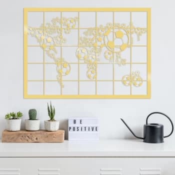Image of Ball - Gold Gold Decorative Metal Wall Accessory
