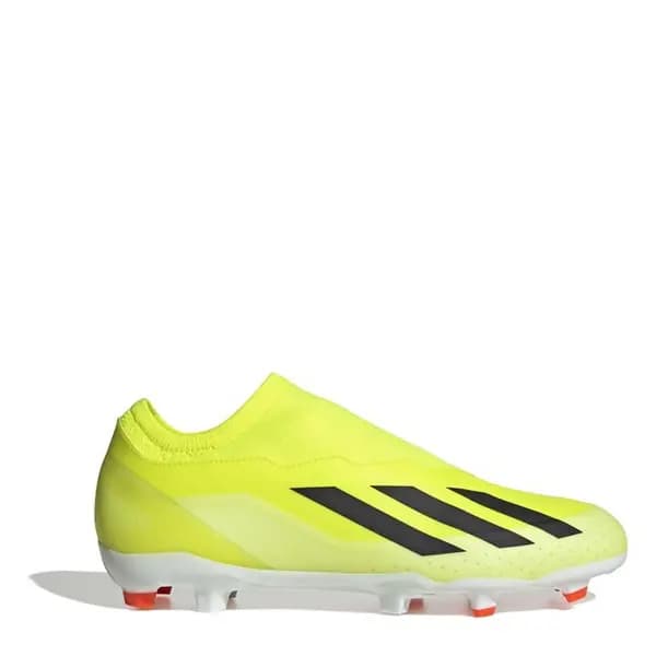 Image of adidas X Crazyfast League Laceless Firm Ground Football Boots - Yellow 8
