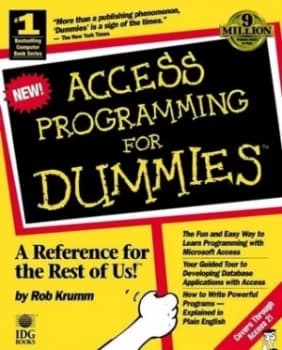 Image of Access Programming for Dummies by Rob Krumm Book