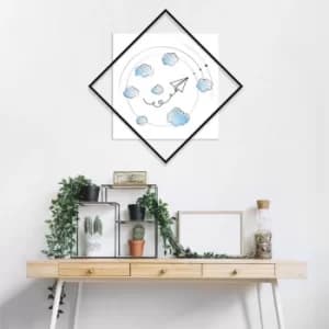 Image of Childhood Multicolor Decorative MDF Painting