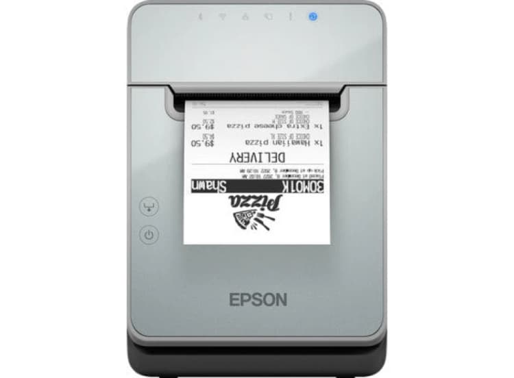 Image of Epson Epson TM-L100 Direct Thermal Label Printer 203 x 203 DPI Wired & Wireless Ethernet LAN Bluetooth C31CJ52121A0