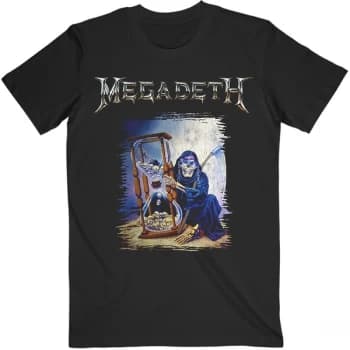Image of Megadeth - Countdown Hourglass Unisex Large T-Shirt - Black